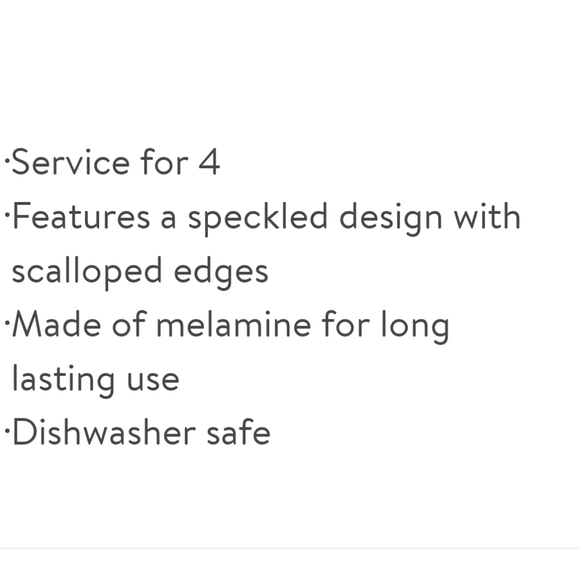 ❤️ New Pioneer Woman Juliette Teal Melamine 12-Piece Dinnerware Set - Picture 5 of 6